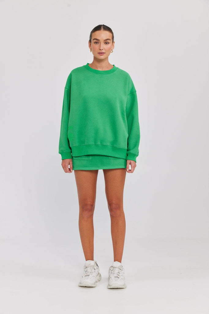 Move With Love Sweater - Kermit Green Shirts & Tops Toast Society 