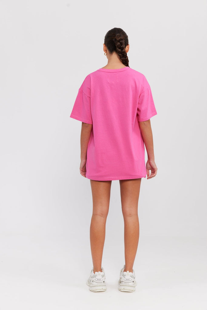 Move With Love Tee - Hyper Pink Shirts & Tops Toast Society 