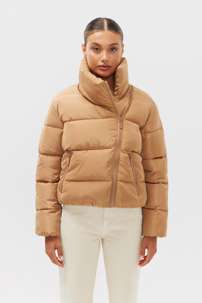 Jupiter Puffer Jacket - Cinnamon Medium Jacket Toast Society 